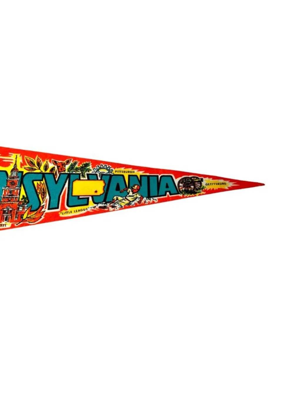 Vintage Pennsylvania pennant